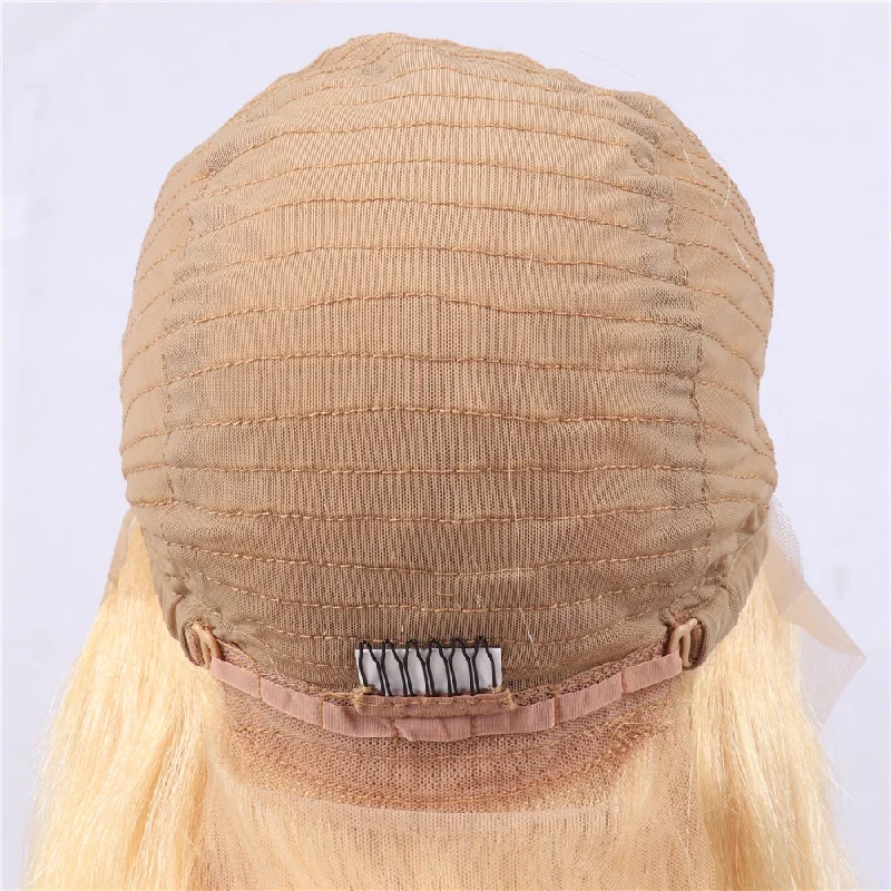 12A Grade Body Wave 13x4 Blonde 613 Lace Frontal Wigs Human Hair Wigs 180 210 250 Density Wigs