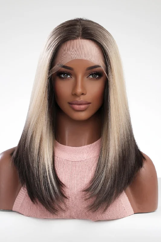 Lace Front Wigs Synthetic Long Straight 16"" 150% Density