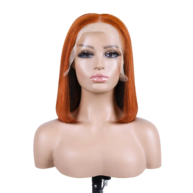 4x4/13x4 Bob HD Transparent Lace Front Wigs Straight Hair 180 210 Density Human Hair Wigs Vrvogue Hair