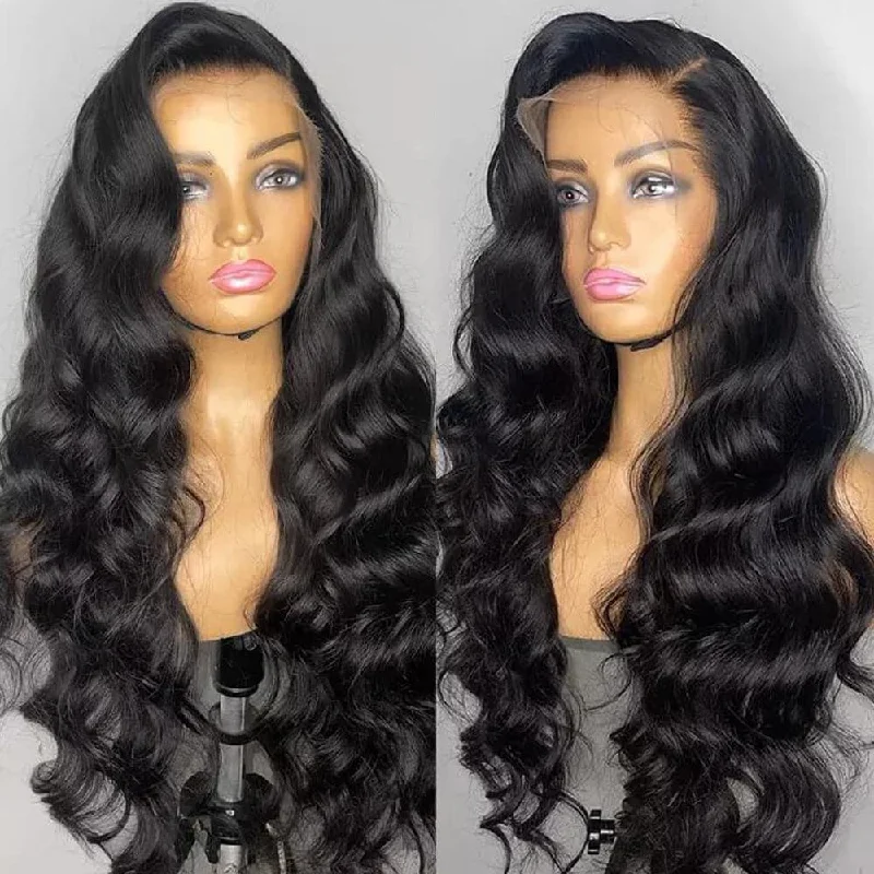 Sterly 13x6 Transparent HD Lace FrontWigs Loose Deep Wave Human Hair Wigs