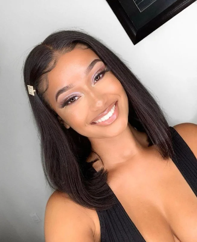 14 inch Lace Front Bob Wig