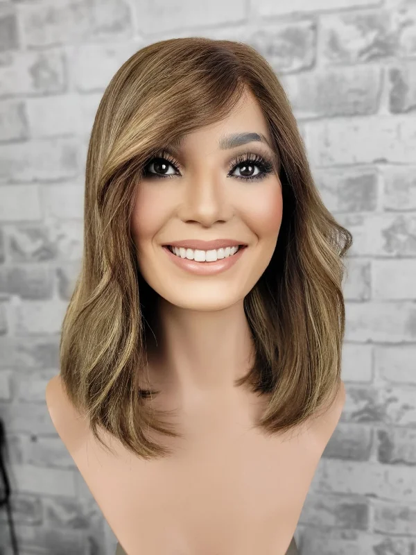 14"" Luxury Lace Top Wig - Dark Chai (XS)