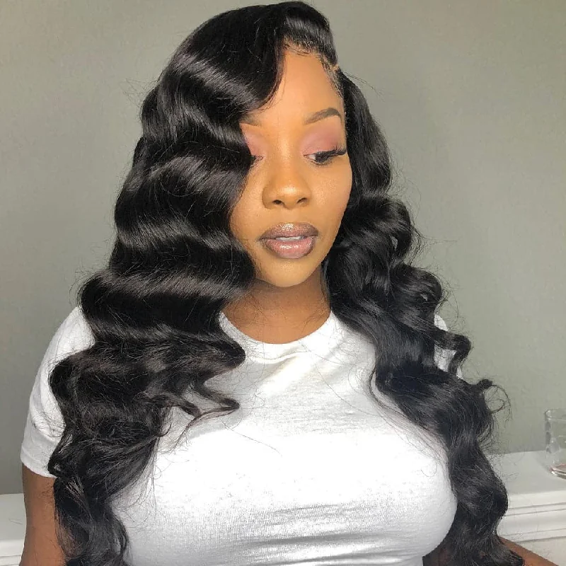 360 Lace Frontal Wigs Loose Deep Wave Human Hair Wigs For Women Sterly Hair