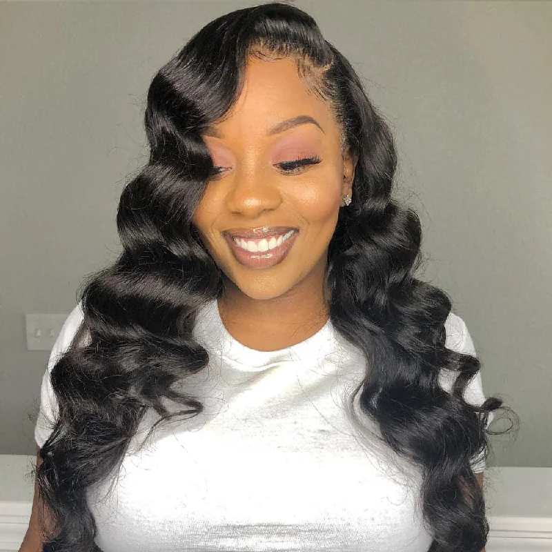 360 Lace Frontal Wigs Loose Deep Wave Human Hair Wigs For Women Sterly Hair