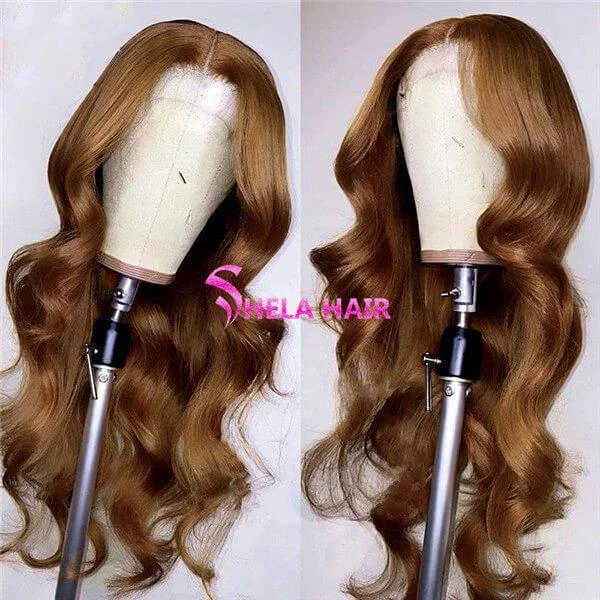 #4 Light Brown Color Lace Wig Straight/Body Wave/Deep Wave