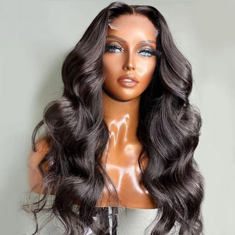 Breathable Soft Virgin Hair AmazingBody Wave 13x4 HD Lace Front Wig Vrvogue Hair