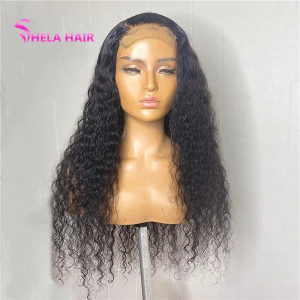 Deep Wave 4x4 5x5 Lace Closure Wig