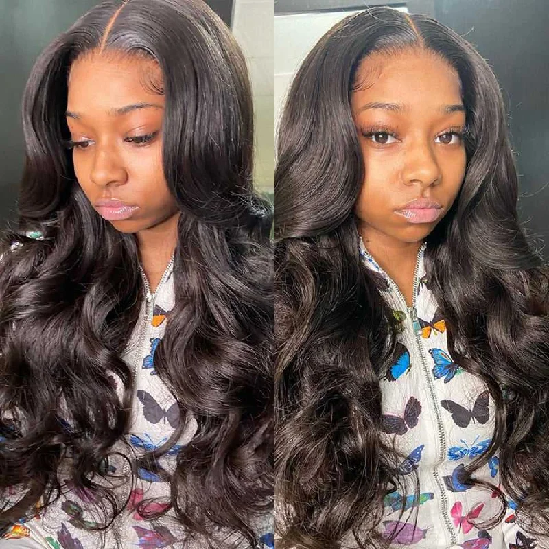 Sdamey Body Wave Closure Wig 4x4 / 5x5 Lace Closure Human Hair Wigs