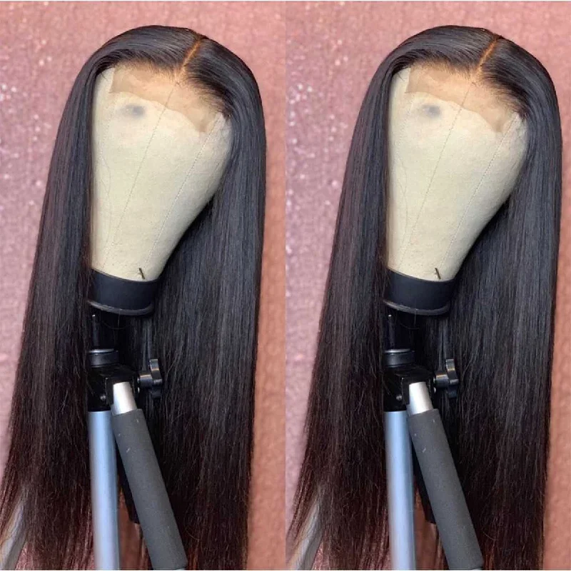 Sdamey Silly Straight Closure Wig 4x4 / 5x5 Lace Closure Human Hair Wigs