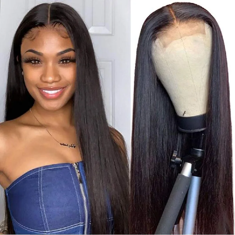 30 Inch 5x5 6x6 7x7 Transparent Lace Closure Wigs Straight Virgin Hair Wigs Vrvogue Hair