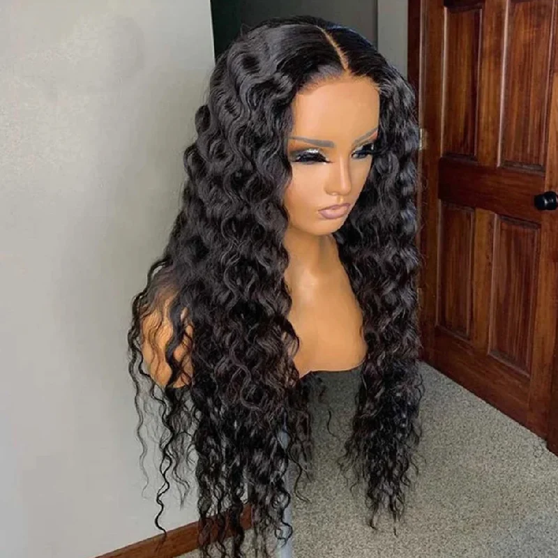 4x4 5x5 HD Lace Loose Deep Wave Human Hair Wigs | Real HD Wig