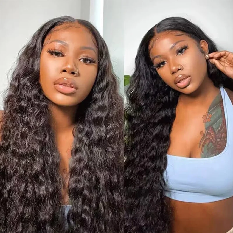 4x4 5x5 HD Lace Loose Deep Wave Human Hair Wigs | Real HD Wig