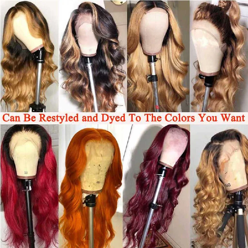 Body Wave Transparent Lace Wigs 4x4/5x5/6X6 Lace Closure Human Hair Wigs Sdamey