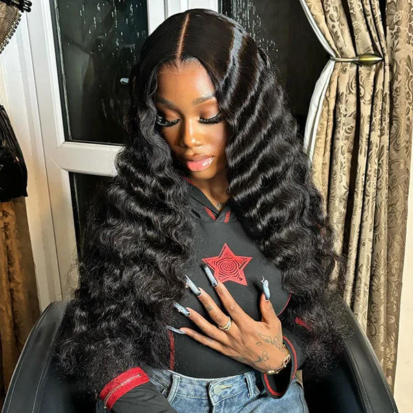 Clearance Sale | 5x5 HD Lace Closure Wigs 100% Human Hair Transparent Lace Wigs Pre-Plucked With Natural Hairline