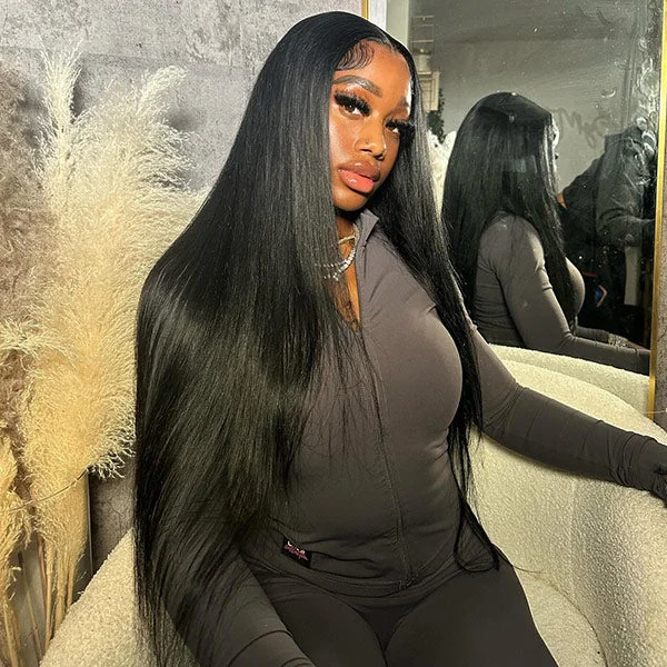 Clearance Sale | 5x5 HD Lace Closure Wigs 100% Human Hair Transparent Lace Wigs Pre-Plucked With Natural Hairline