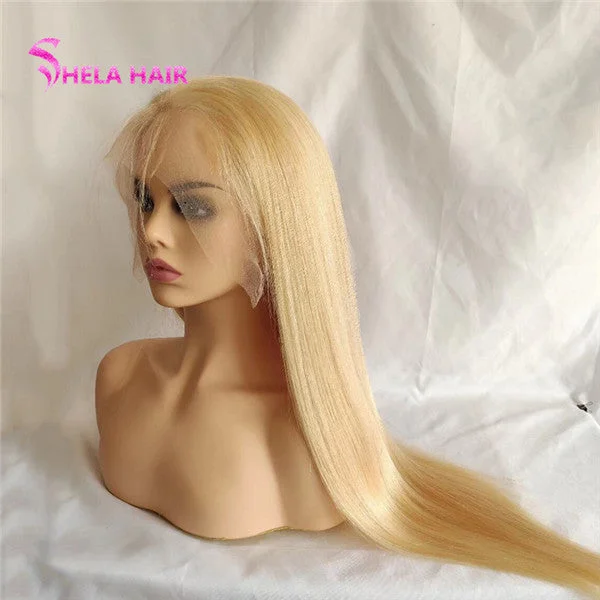 #613 Blonde 4x4 Lace Closure Wig Straight Shela Hair