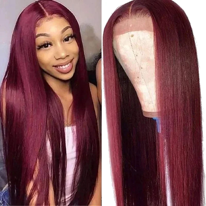 99J Body Wave 13x4 / T Part/4x4 Transparent Lace Wigs For Black Women Brazilian Hair Wigs 180%&210% Pre Plucked Wigs