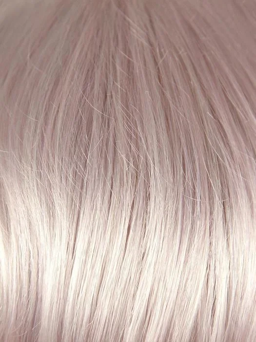 PASTEL-PINK | Cool Silver Blonde Front & Base w/ Subtle Whisper Pink Highlights