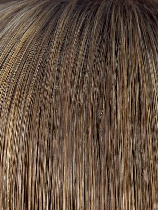 MOCHACCINO-LR | Long Root Dark w/ Light Golden Brown and Light Gold Blonde Highlights