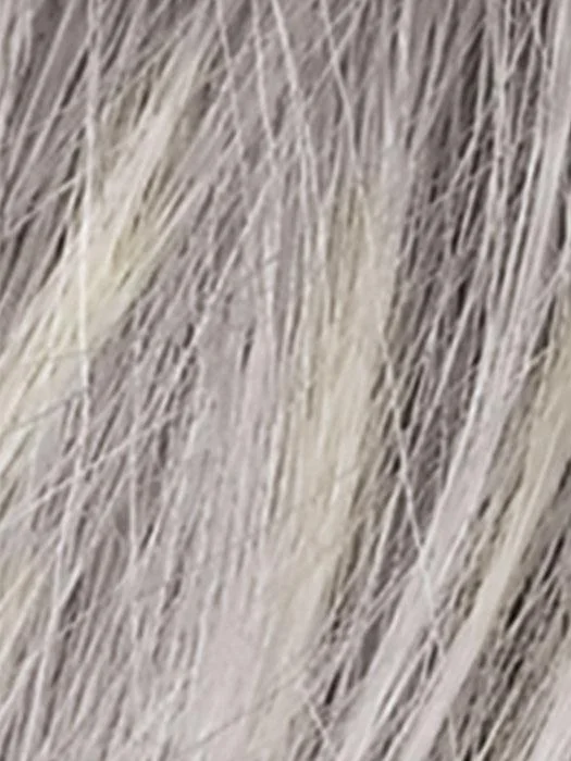 Silver Blonde Rooted 60.23 | Pearl White and Lightest Pale Blonde Blend with Shaded Roots