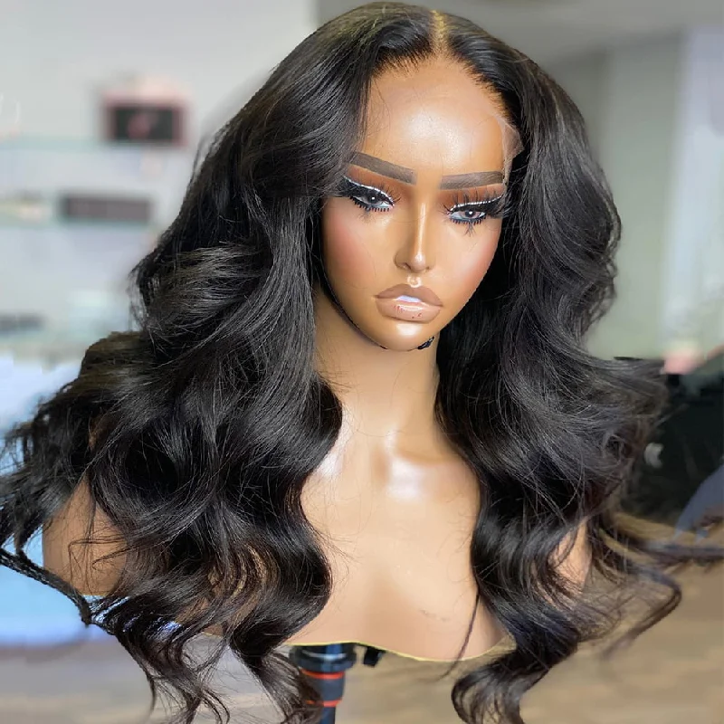 Affordable Swiss Lace 13x4 HD Lace Frontal Wig Body Wave