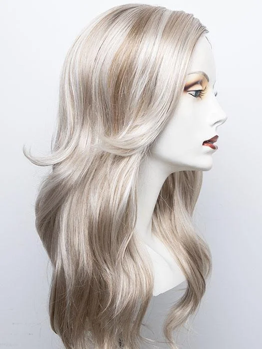 FS17/101S18 PALM SPRINGS BLONDE | Light Ash Blonde with Pure White Natural Violet Bold Highlights, Shaded with Dark Natural Ash Blonde