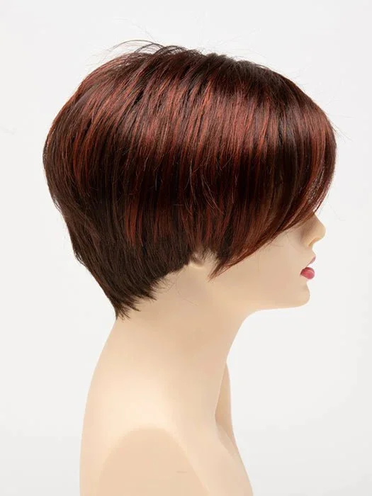 CHOCOLATE CHERRY | Dark Brown roots with overall Medium Brown base with Deep Red highlights