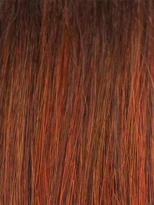 CRIMSON-LR | Light Copper blended with Medium Copper and Deep Burgundy roots