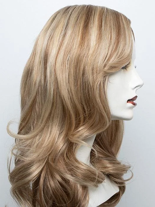 12FS8 SHADED PRALINE | Light Gold Brown, Light Natural Gold Blonde & Pale Natural Gold-Blonde Blend, Shaded with Medium Brown