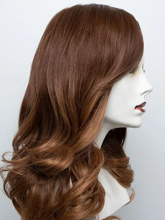 B8-27/30RO DARK OMBRE | Medium Natural Brown Roots to Mid-length, Medium Red-Gold Blonde Mid-length to Ends