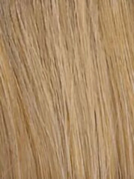 SANDY-BLONDE-ROOTED | Medium Honey Blonde, Light Ash Blonde, and Lightest Reddish Brown blend with Dark Roots