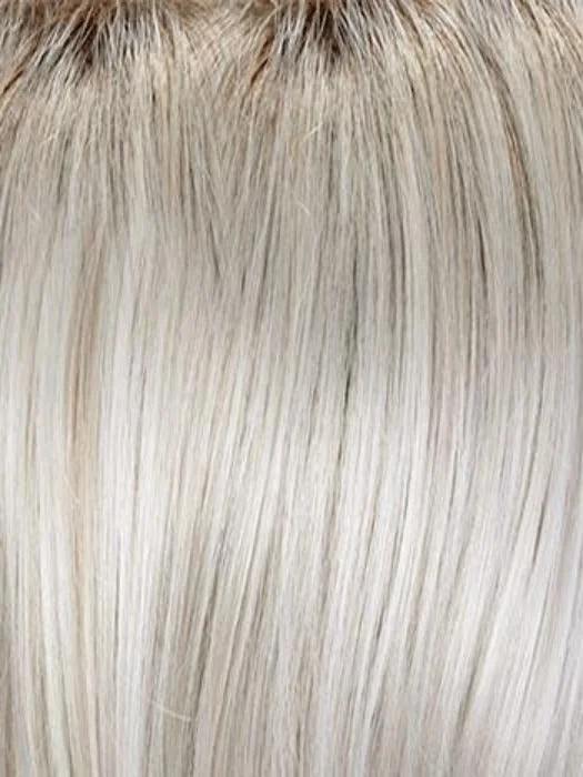 SILVERSUNRT8 Ice Blonde Dusted with Soft Sand and Golden Brown Roots