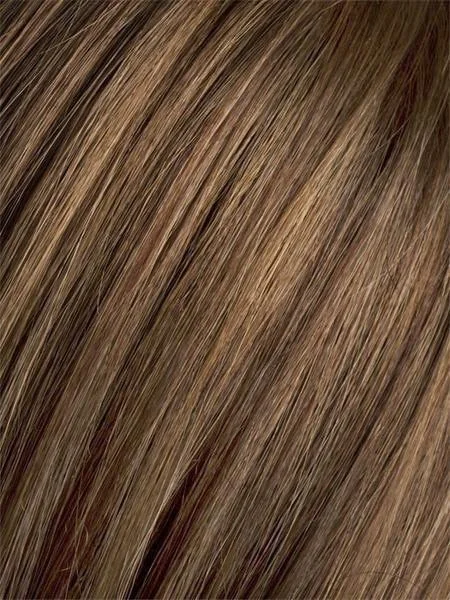 MOCCA ROOTED 830.12.27 | Medium Brown, Light Brown, and Light Auburn blend and Dark Roots