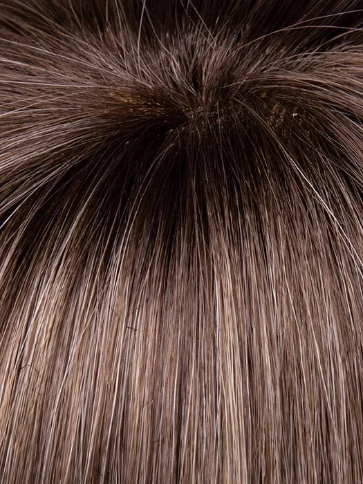 SAHARA BLONDE | Softer Dark Blonde with Light Golden Blonde, and features Chestnut Roots