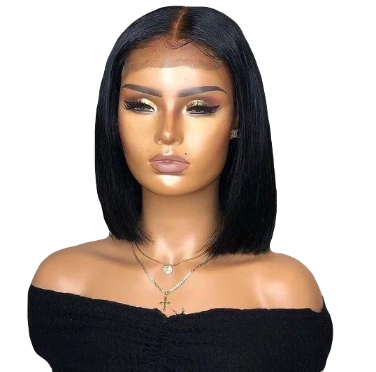 Black Blunt Bob Lace Front