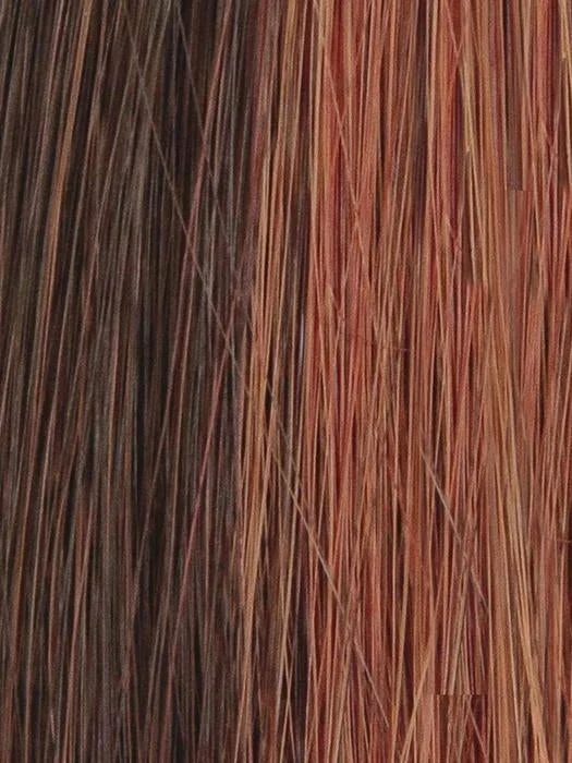 CHERRYWOOD-HL | Dark Brown with Medium Bright Red highlights