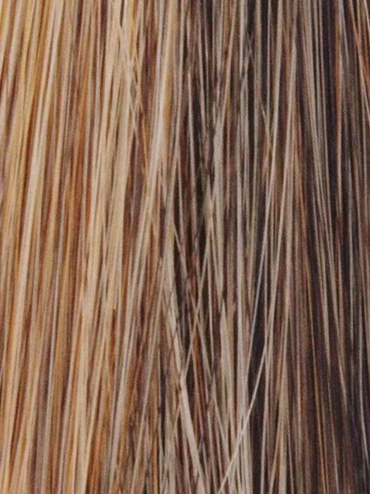 MOCHA-GOLD | Medium Brown blended and tipped with Medium Gold Blonde