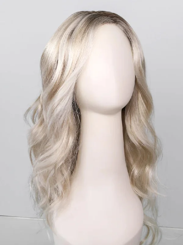 SUNLIT-BLONDE | Soft Blend of Sandy Blonde, Lightest Blonde and Iced Blonde with a Light Golden Brown Root