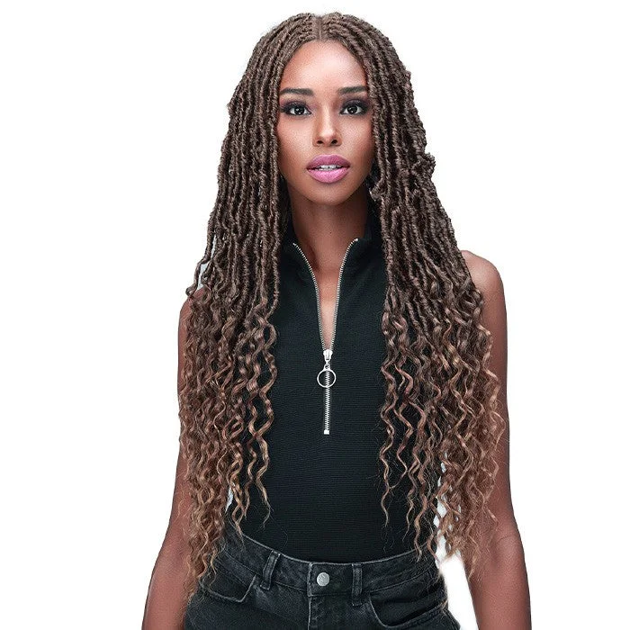 Bobbi Boss Boss Lace Natural Style Nu Locs French Tips Wig