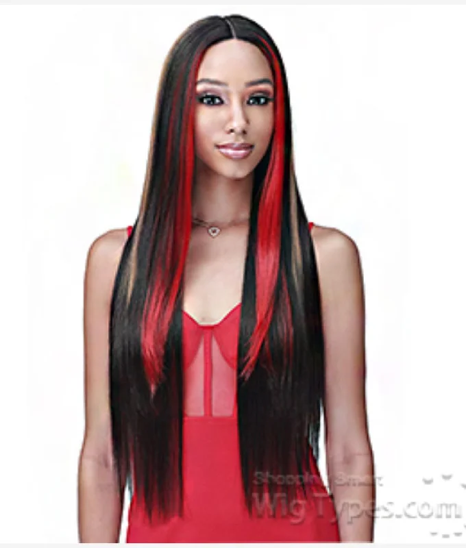 Bobbi Boss Human Hair Blend 5 inch Deep Part HD Lace Front Wig - MBLF31 EILISH