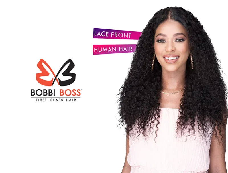 BOBBI BOSS LACE WIG 100% UNPROCESSED HUMAN HAIR - MHLF677 OCTAVIA