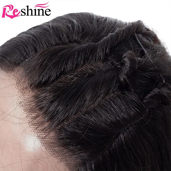 [5x5 HD Lace Wig]  Reshine Hair Premium Body Wave Lace Closure Wig 100% Virgin Human Hair Wigs