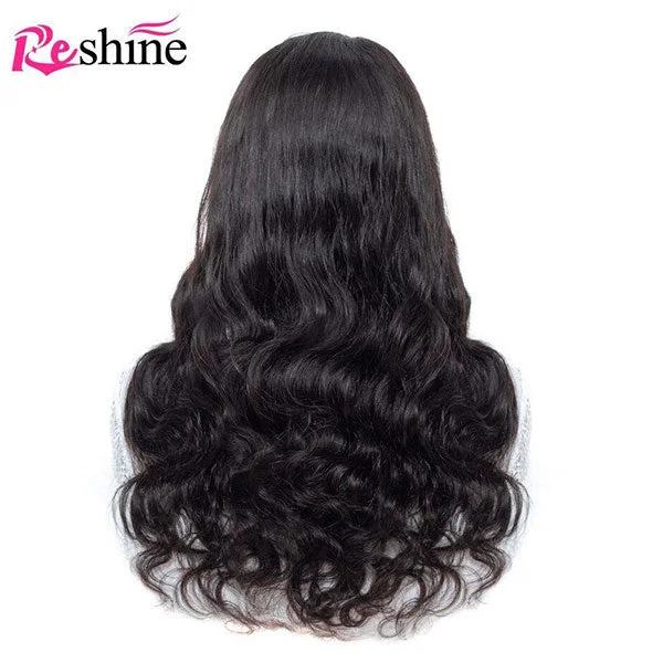 [5x5 HD Lace Wig]  Reshine Hair Premium Body Wave Lace Closure Wig 100% Virgin Human Hair Wigs