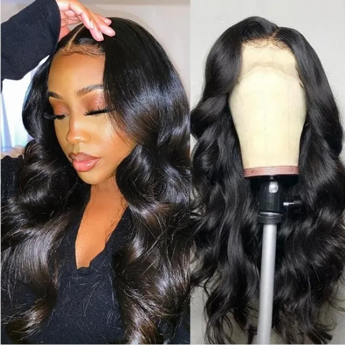 30 Inch Body Wave 13*6 HD Transparent Lace Front Wigs 180 210 250 Density Human Hair Wigs Vrvogue Hair