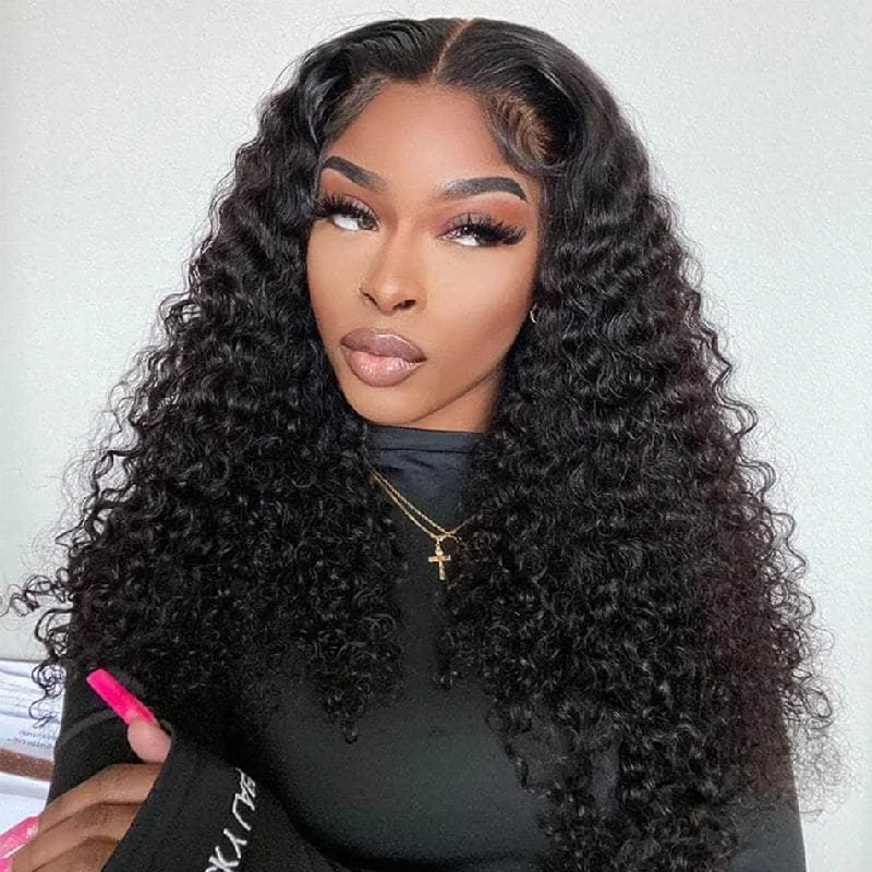 Deep Wave Human Hair 4x4/5x5 HD Skin Melt Lace Glueless Wigs | Real HD Wig