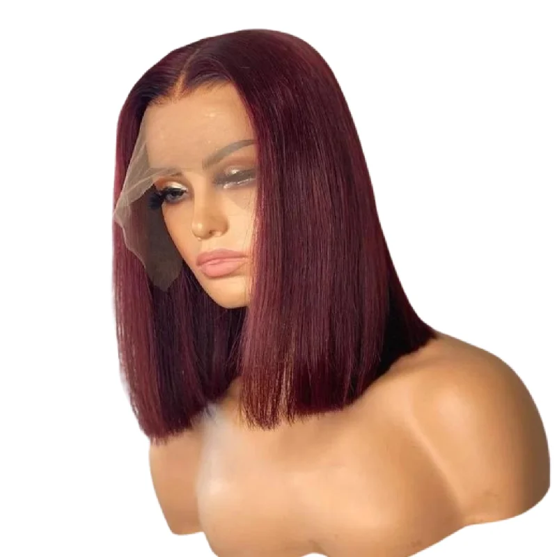 Burgundy Bob Wig