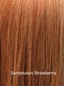 SUMPTUOUS STRAWBERRY | Pure Red, Strawberry Blonde & Paprika w/ Copper Undertones & Med. Brown Roots