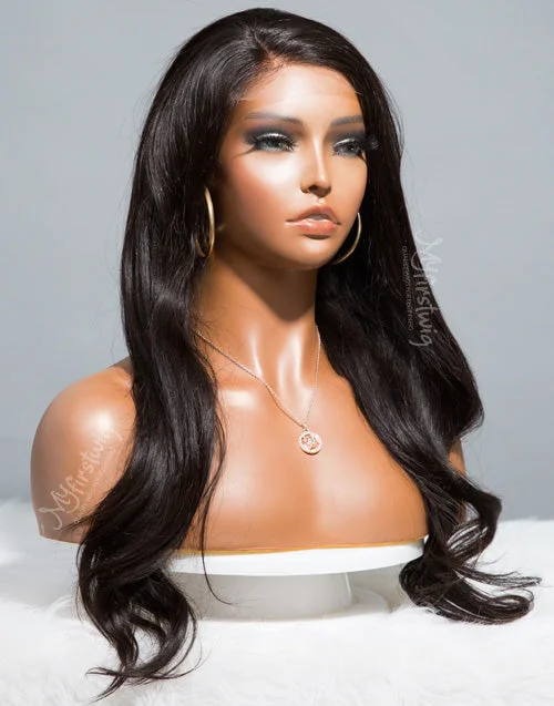 CANCER - ZODIAC COLLECTION HUMAN HAIR WAVY WIG - ZC004