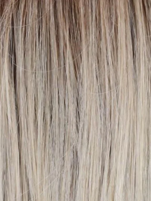 BOMBSHELL BLONDE | Blend of White, Pure Blonde & Satin Blonde w/ Golden Brown Root