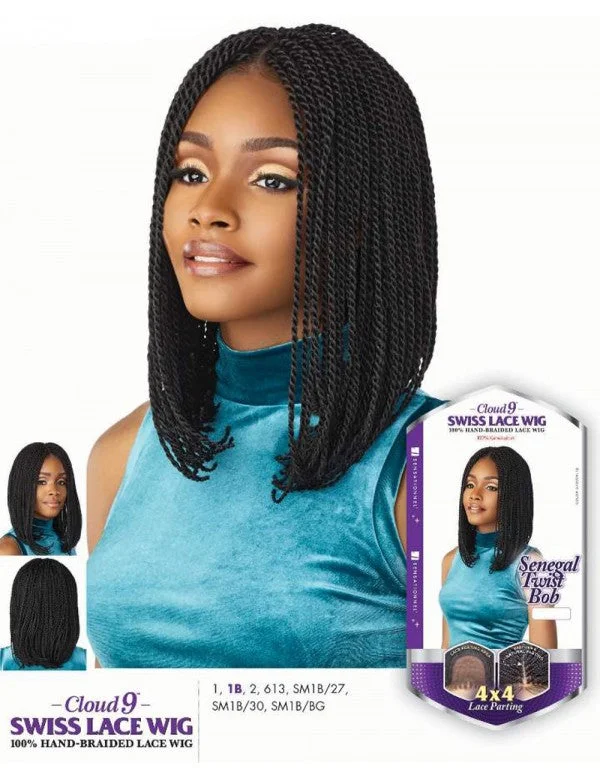 Cloud 9 4x4 Braided Lace Wig Senegal Twist Bob